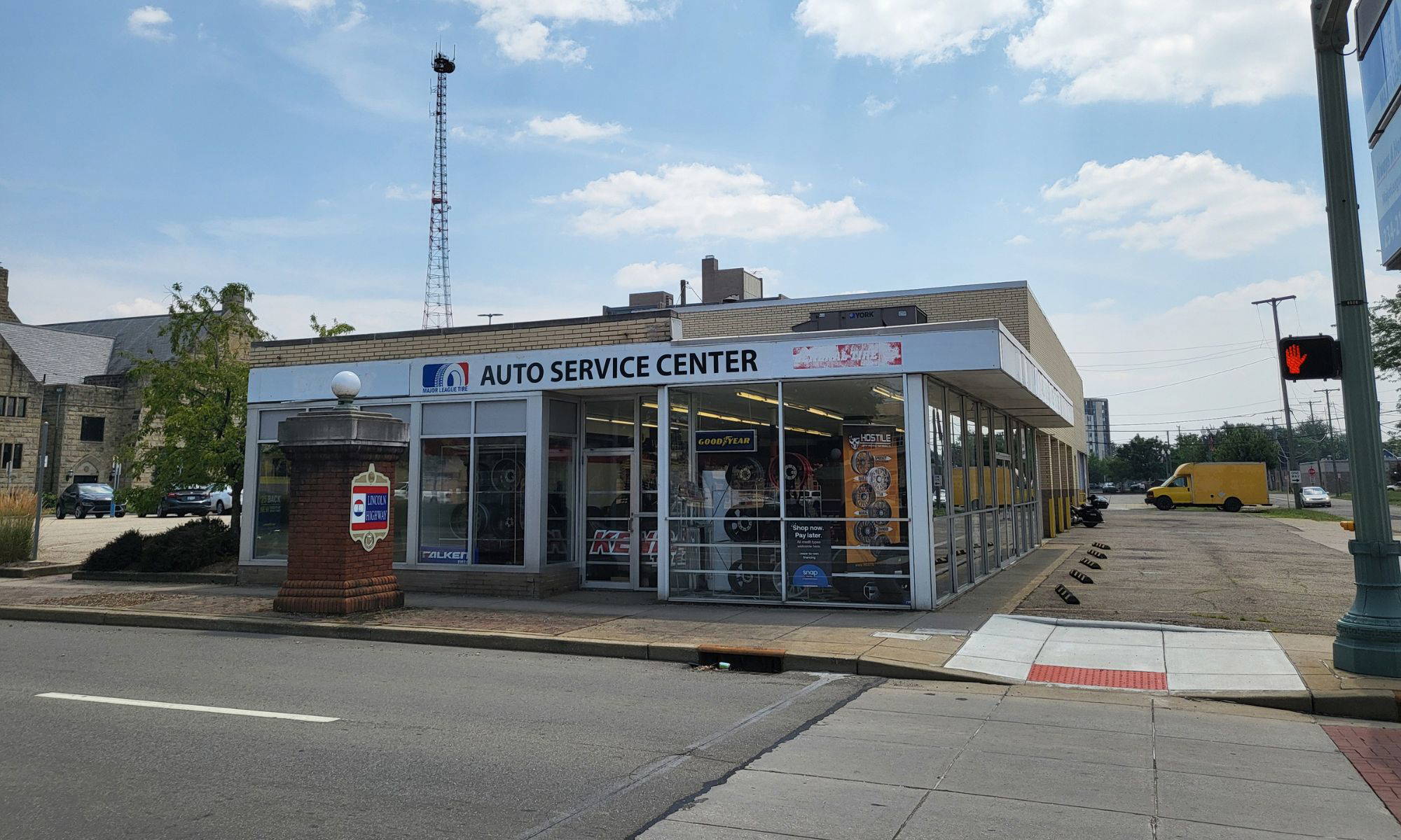 Major League Tire Canton building and service bays